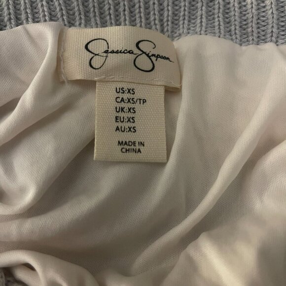 Jessica Simpson Womens Crochet Maxi Skirt With Drawstring Waist Stripes Size XS. - Picture 3 of 7